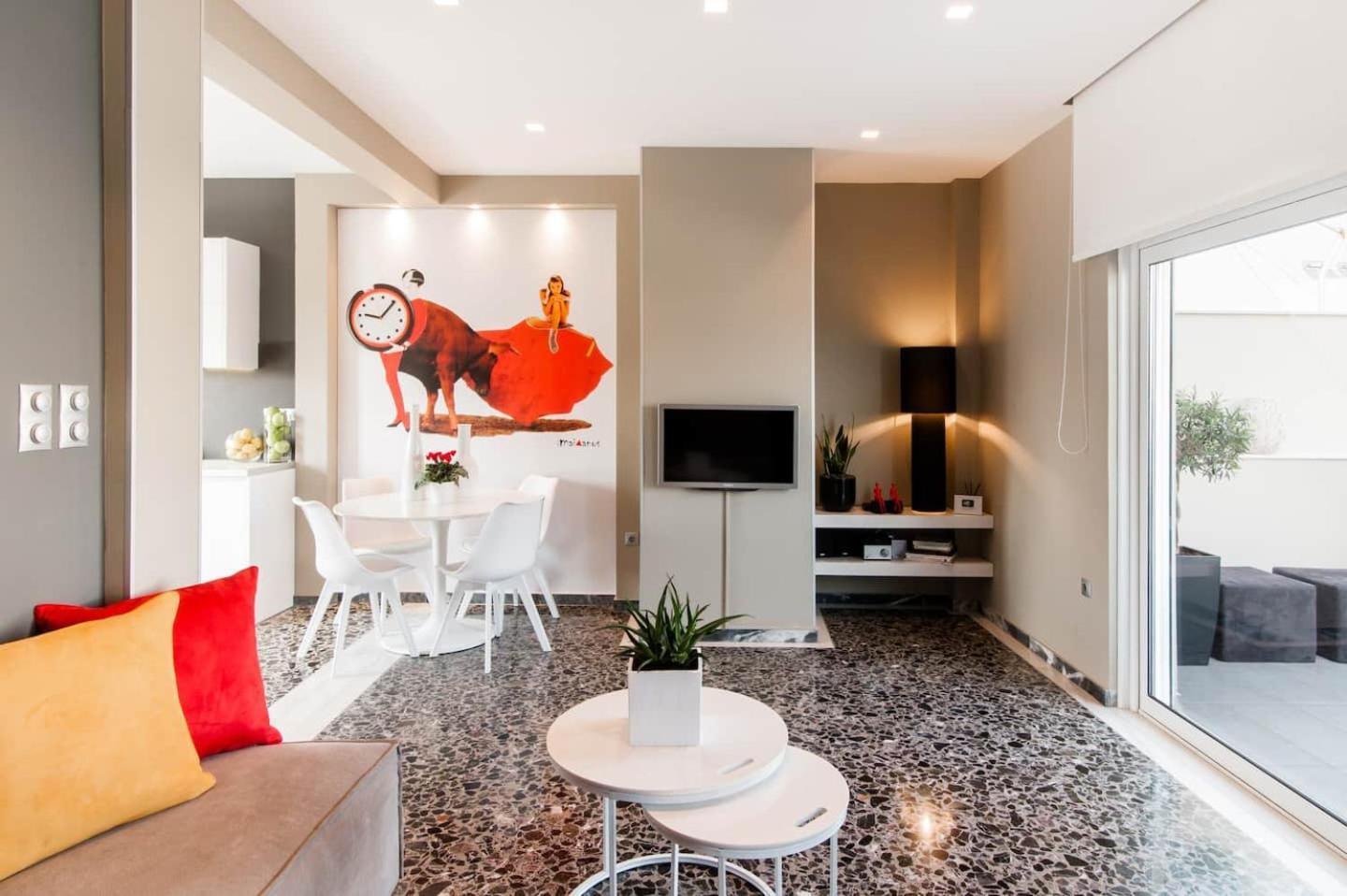 Ma Maison Nο 1, Penthouse, Acropolis And Lycabettus View, Ultra High Speed Internet 300 Mbps, 15' To Acropolis By Metro, 1' From Metro Station Atenas Exterior foto